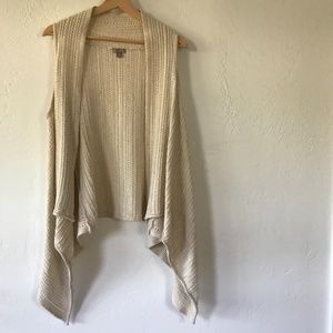 J. Jill Knit Shawl Vest